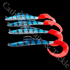  4" Curly Lures Tail Sandee Mackerel colour